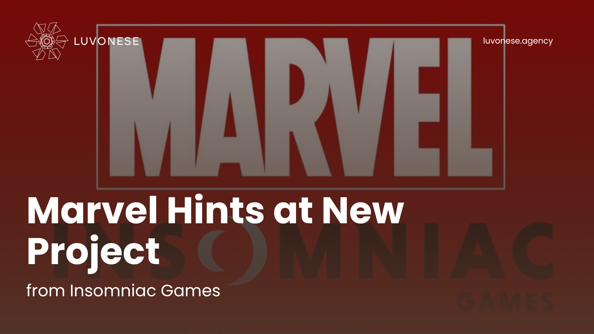 marvel and insomniac games logo
