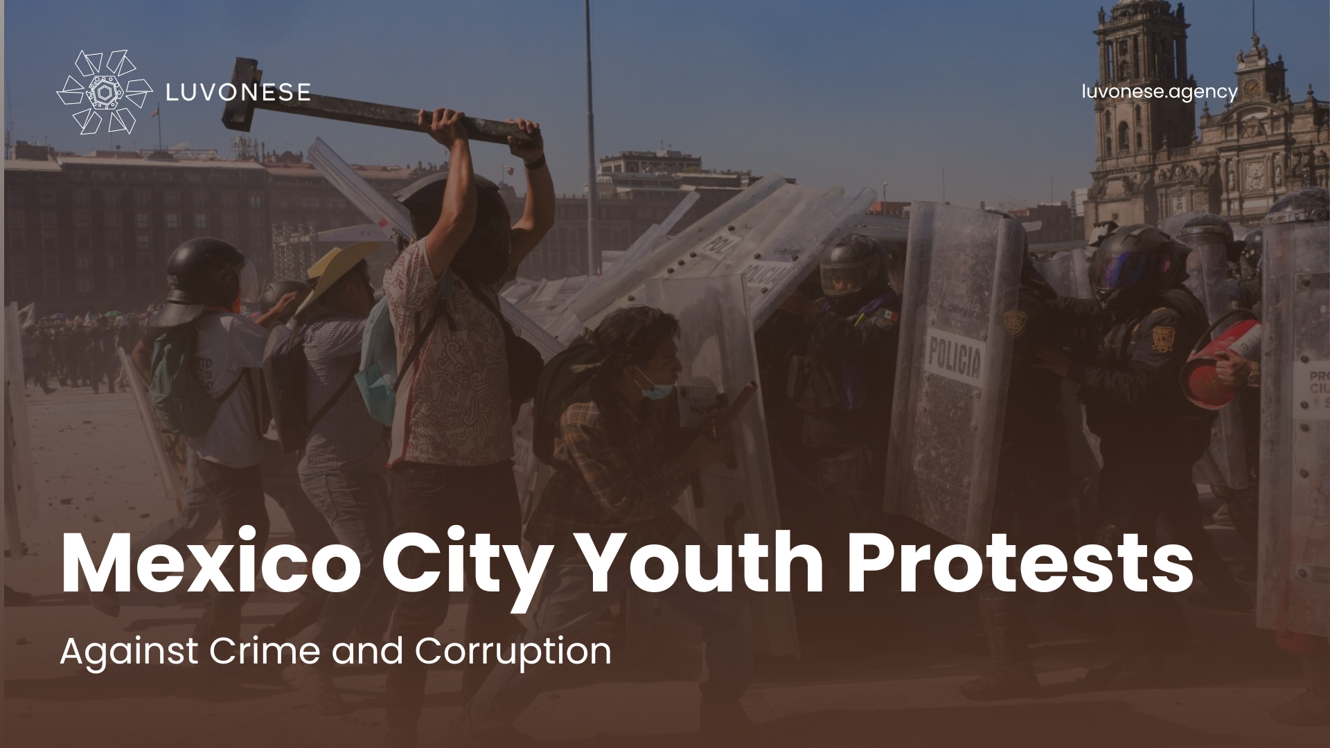 Mexico City Youth Protests Against Crime and Corruption - Luvonese Agency