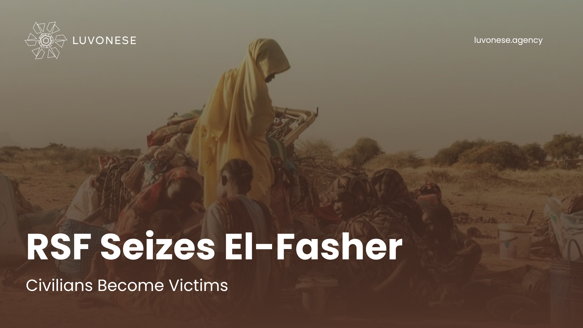 image showing sudan refugee in a field