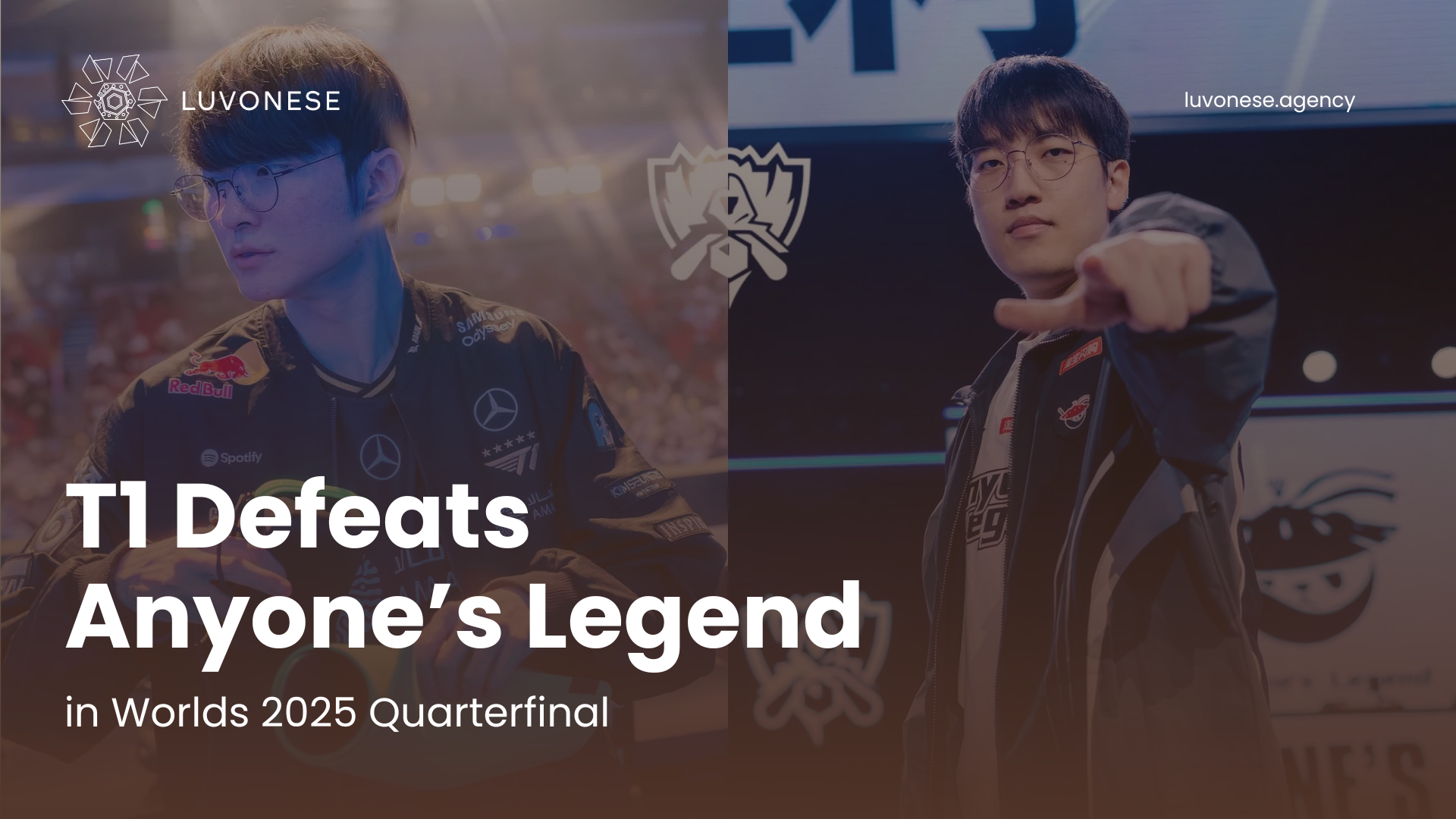 T1 Defeats Anyone’s Legend in Worlds 2025 Quarterfinal - Luvonese Agency